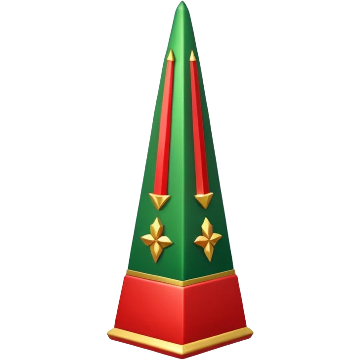 Christmas obelisk emoji