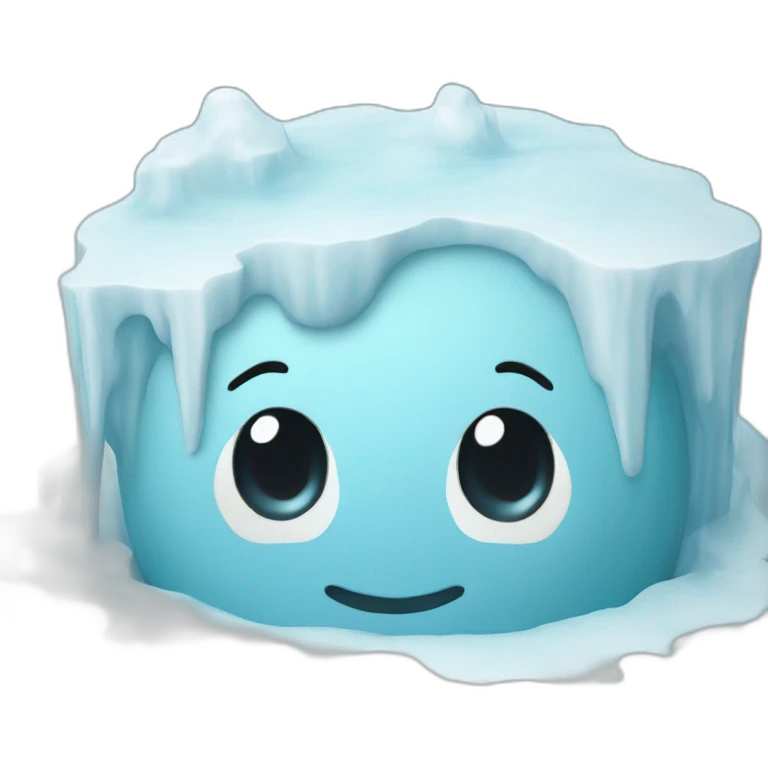 melting icecap emoji