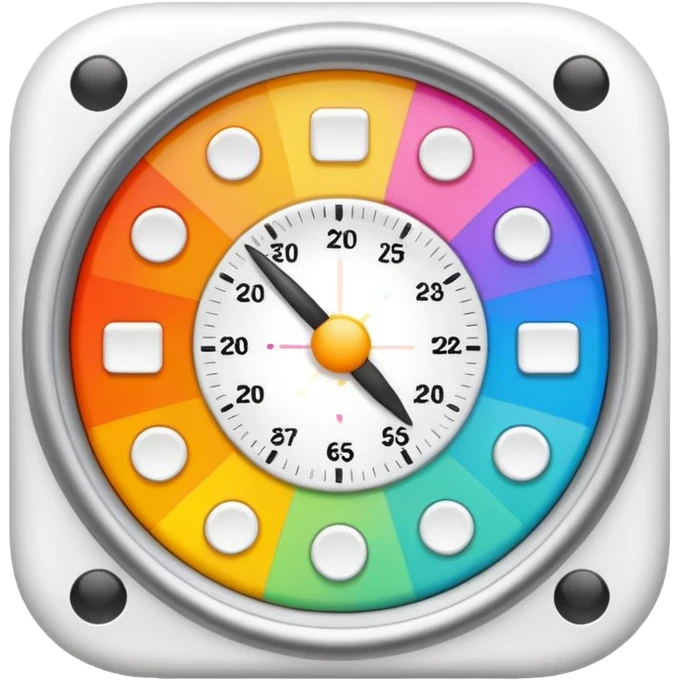 Cute focus timer emoji