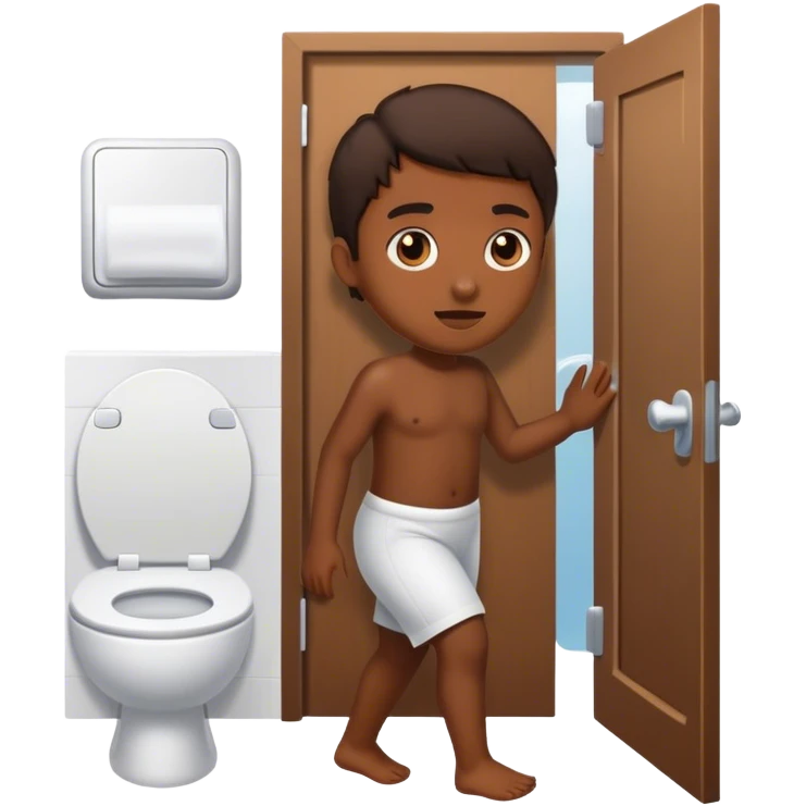 Saliendo del baño  emoji