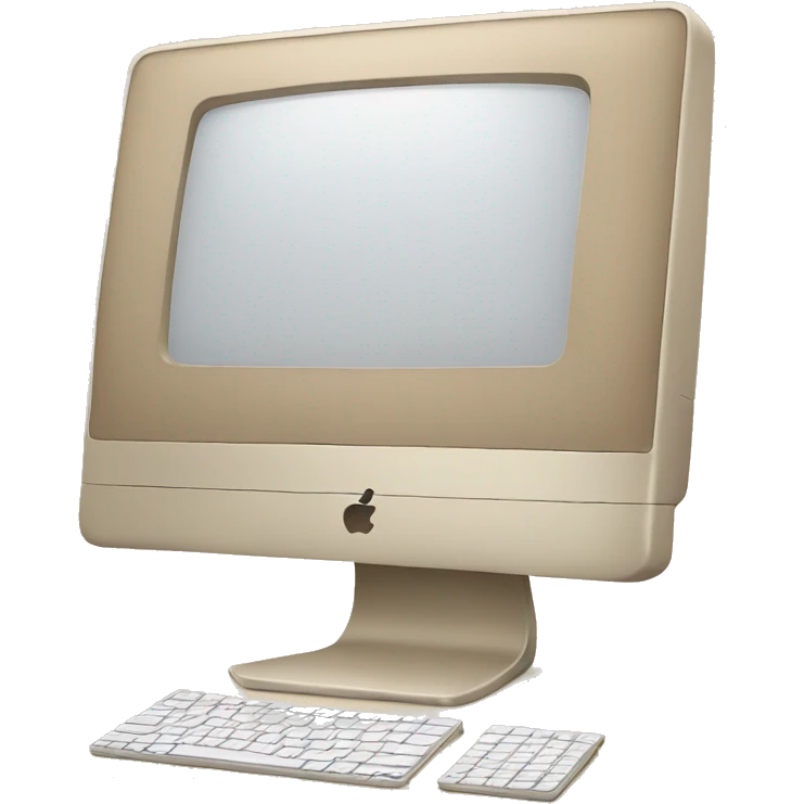 beige imac emoji