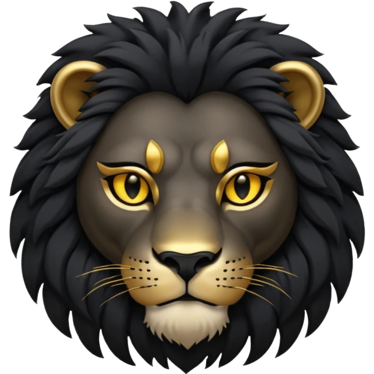 Siyah aslan emoji