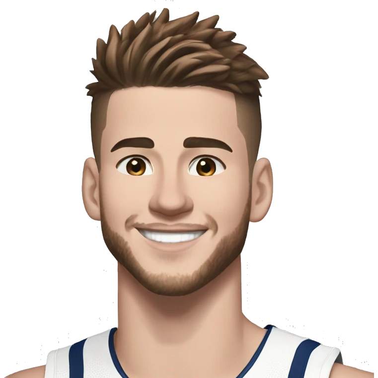 luka doncic smiling at devin booker emoji