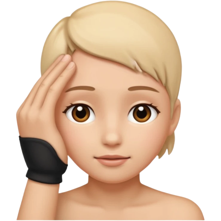 Toca na cabeça emoji