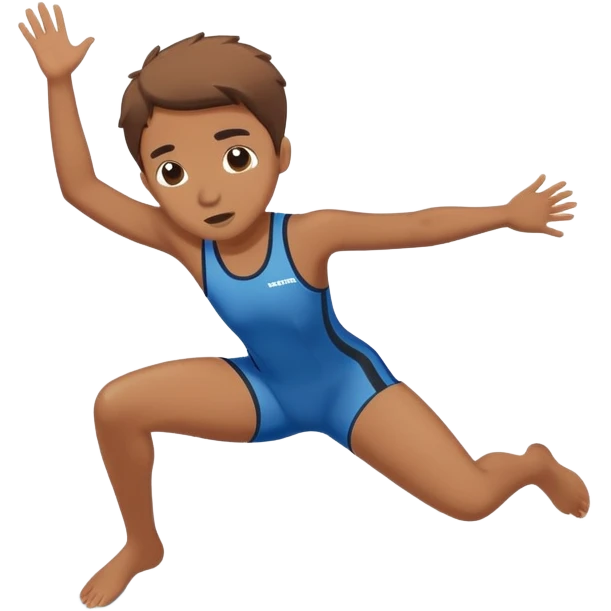 pool of water labeled “Confidence.” Instead of hesitating, they count 5-4-3-2-1 and jump in, representing taking action despite fear. emoji