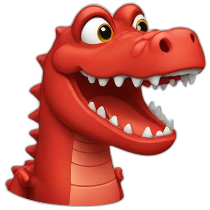 red gator emoji