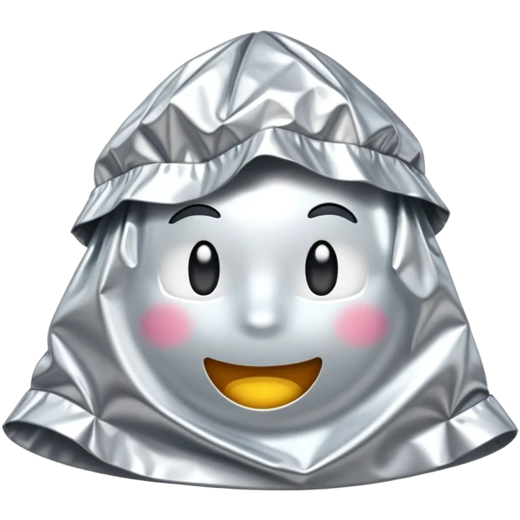 Tin foil hat emoji