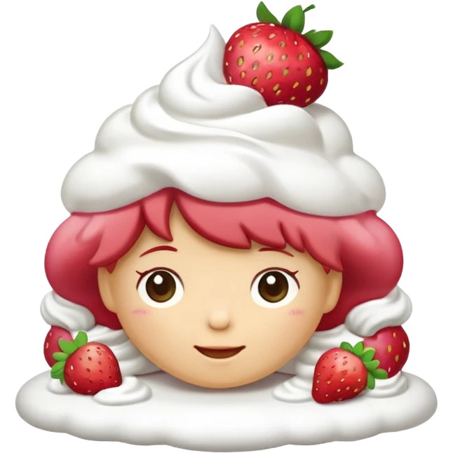 Strawberry shortcake  emoji