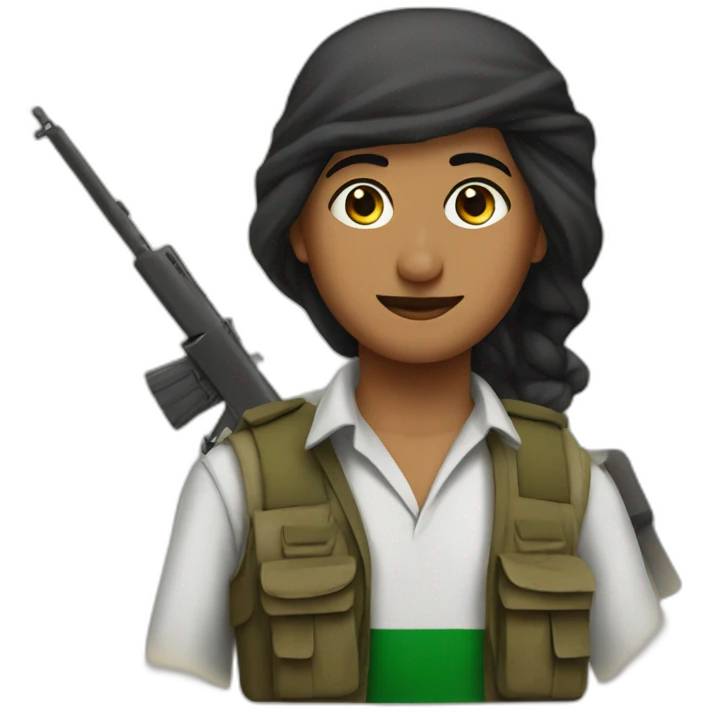 Palestinian freedom fighter emoji