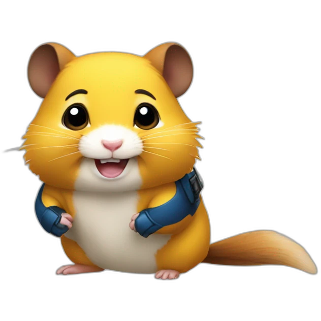hamster-wolverine emoji
