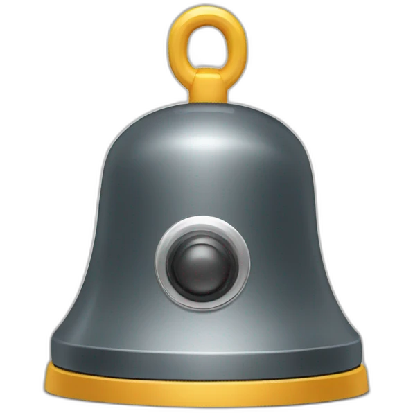 Alarm bell with lights emoji