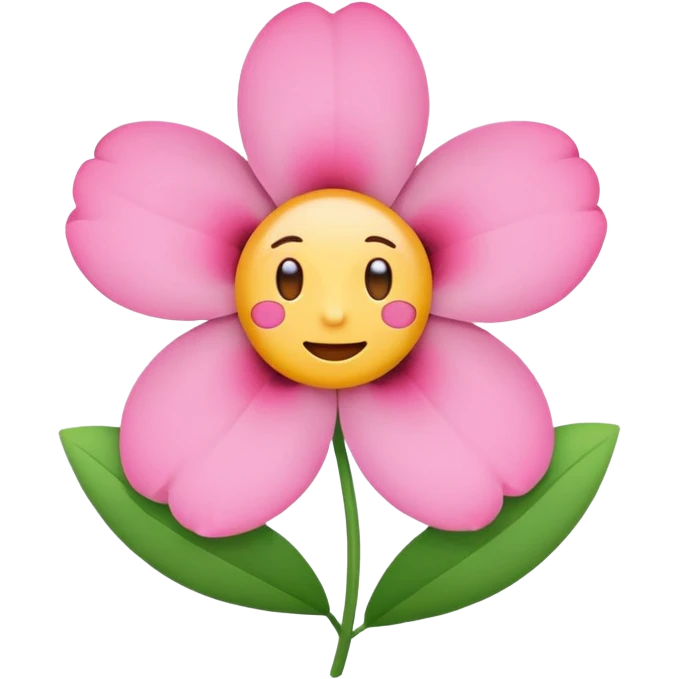 pink flower aesthetic minimal emoji emoji