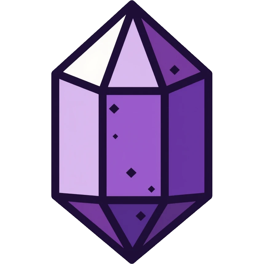 amethyst crystal emoji