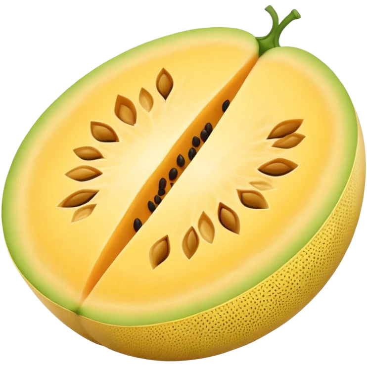 yellow melon emoji