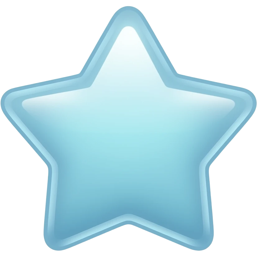 baby blue star emoji