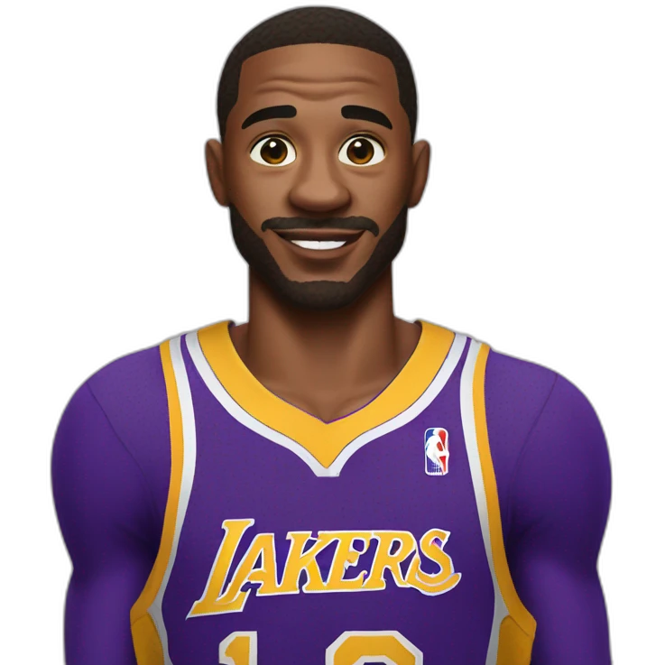 spiderman with lakers jersey emoji