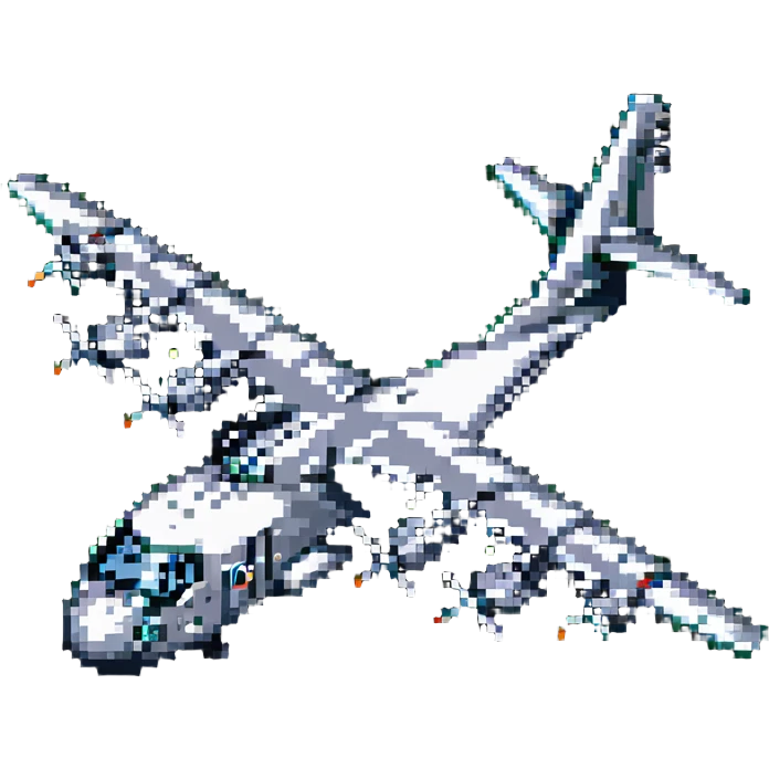 AC-130 gunship aircraft flying emoji