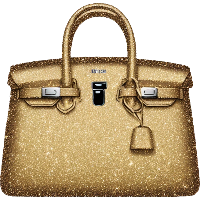 Glitter birkin emoji