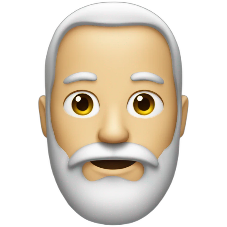 Long beard man emoji