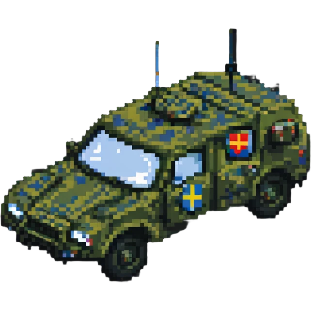 Ukrainian military transport emoji