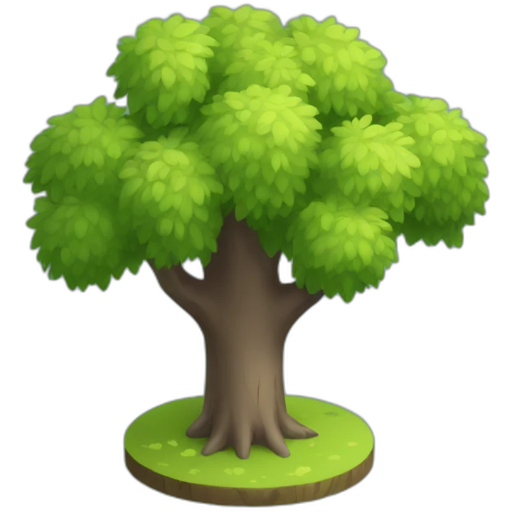tree isometric emoji