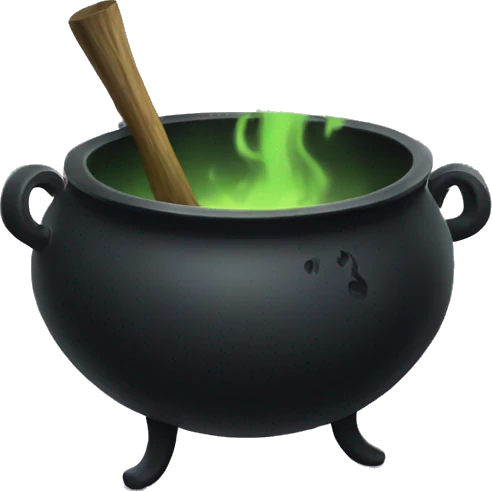 witch cauldron emoji