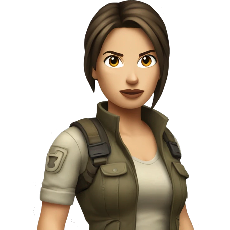 Laura croft  emoji