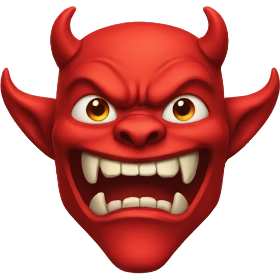 Red devil emoji