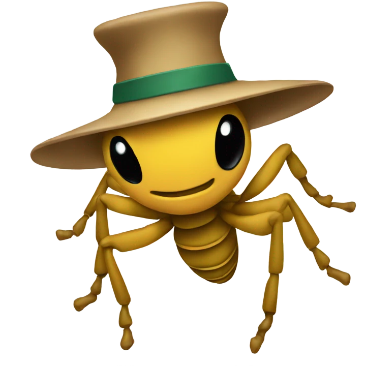 Stinger with a hat emoji
