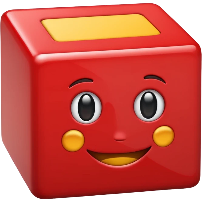 U boxed emoji in red emoji