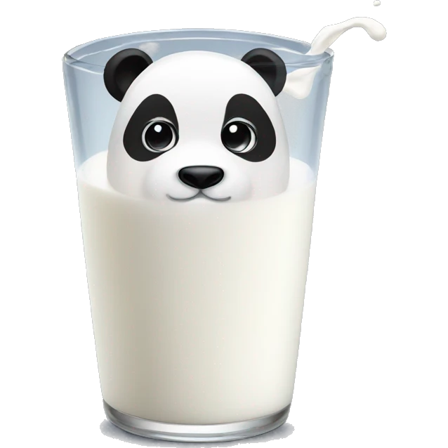 panda milk emoji