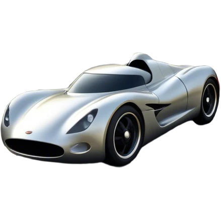 An icon showing a car and a motorcycle speeding through a winding road, with the car’s sleek silhouette blending into the curve of the road while the motorcycle zips past. The scene should capture the thrill of the ride, the freedom of the open road. transparent background. emoji