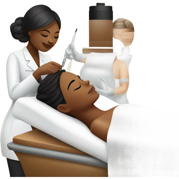 spa at a cosmetologist emoji