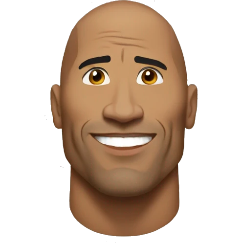 The rock emoji