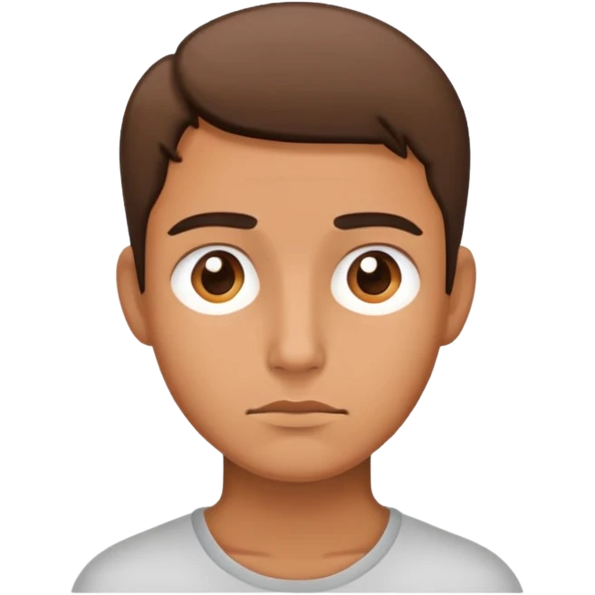 person standing thinking emoji