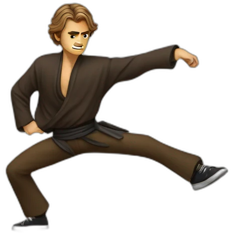 Anakin skywalker doing break dance emoji