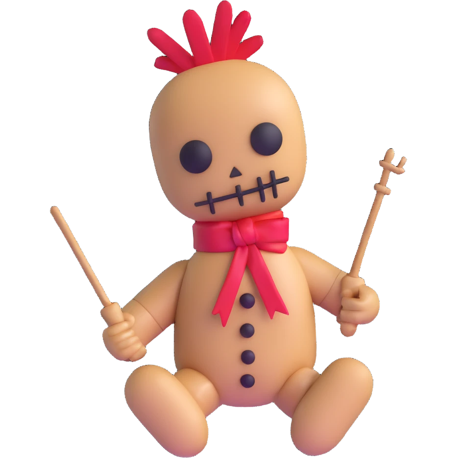 voodoo doll emoji