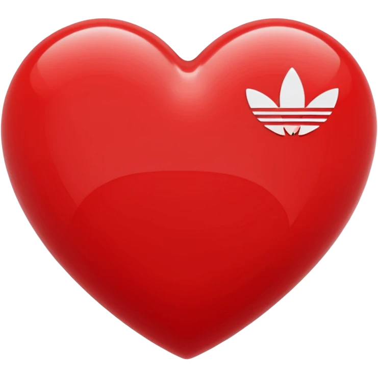 Adidas heart emoji