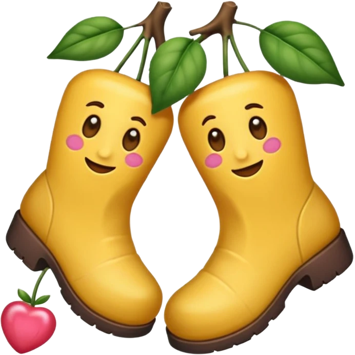 Сапоги с розовым бантиком emoji