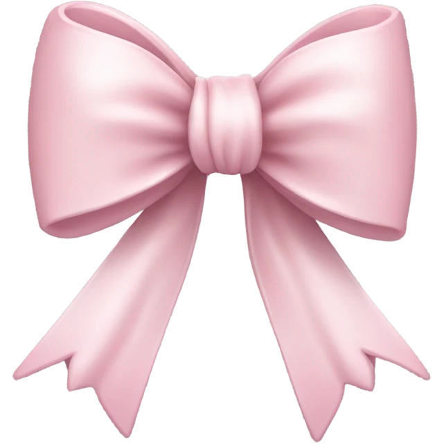 Light pink bow emoji