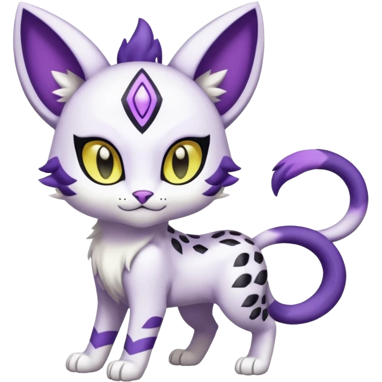 Meloetta-Gatomon-Liepard-Pokémon-Digimon-Fakémon-fusion-hybrid-creature emoji