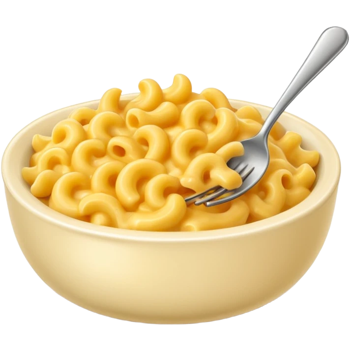 mac and cheese no fork emoji