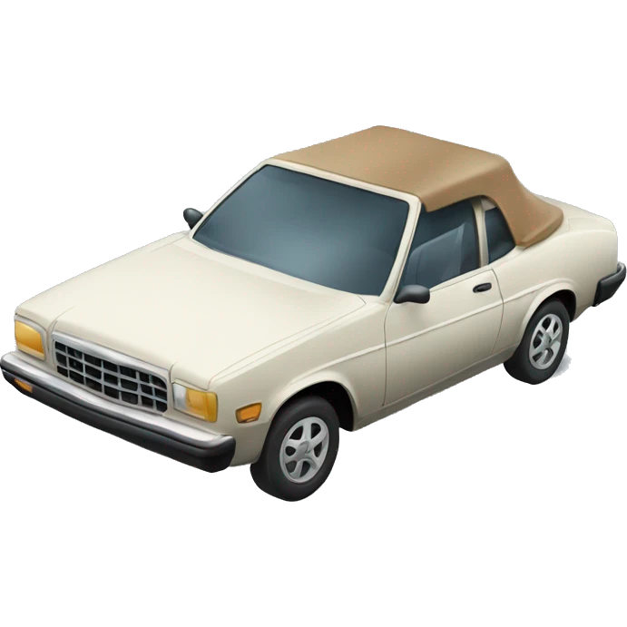 chaise sur une voiture emoji
