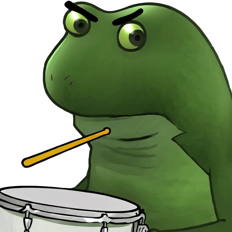 Drummer on stage  emoji