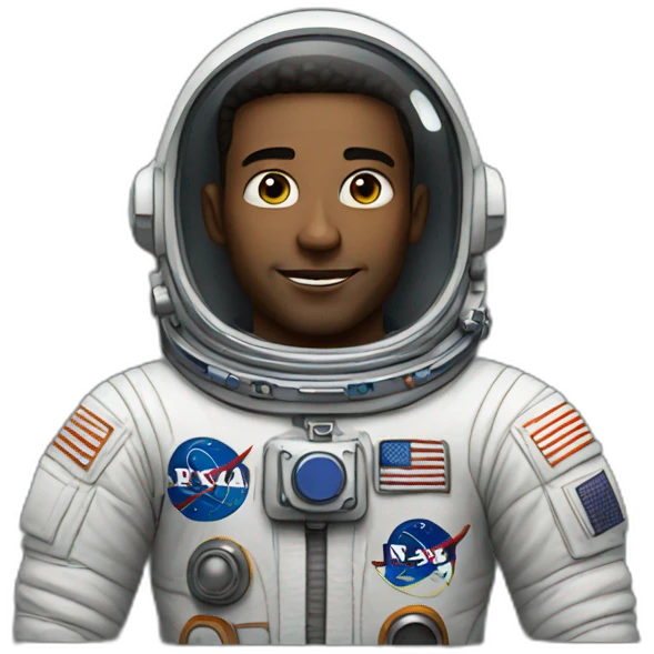 male astronaut emoji