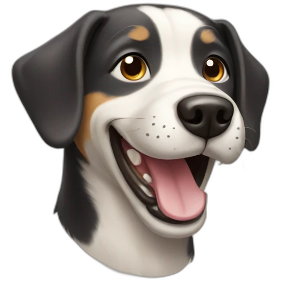Happy dog emoji