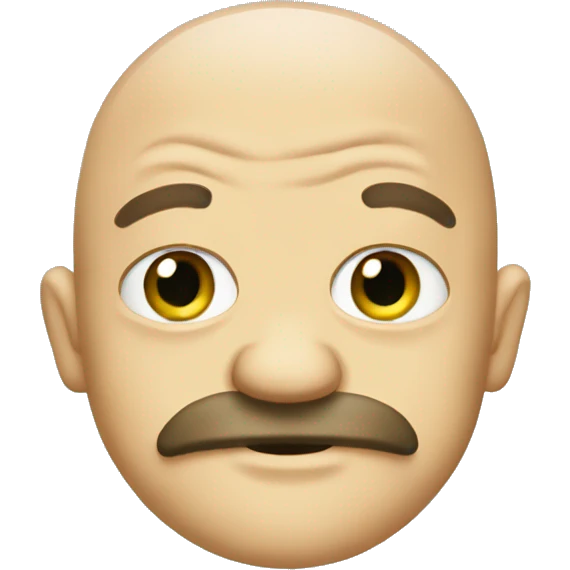Pepe emote, 
bald with a beard emoji
