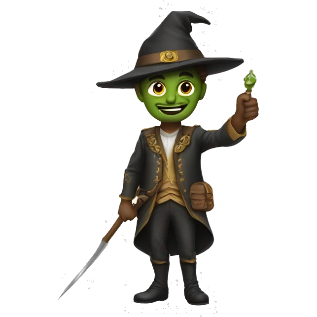 Un misil con un duende emoji