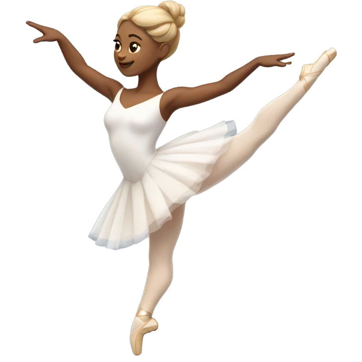 White woman Ballet dancer emoji