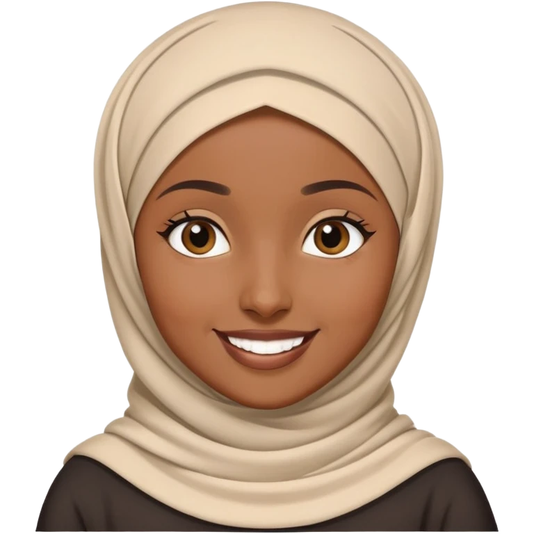 a hijabi black girl emoji